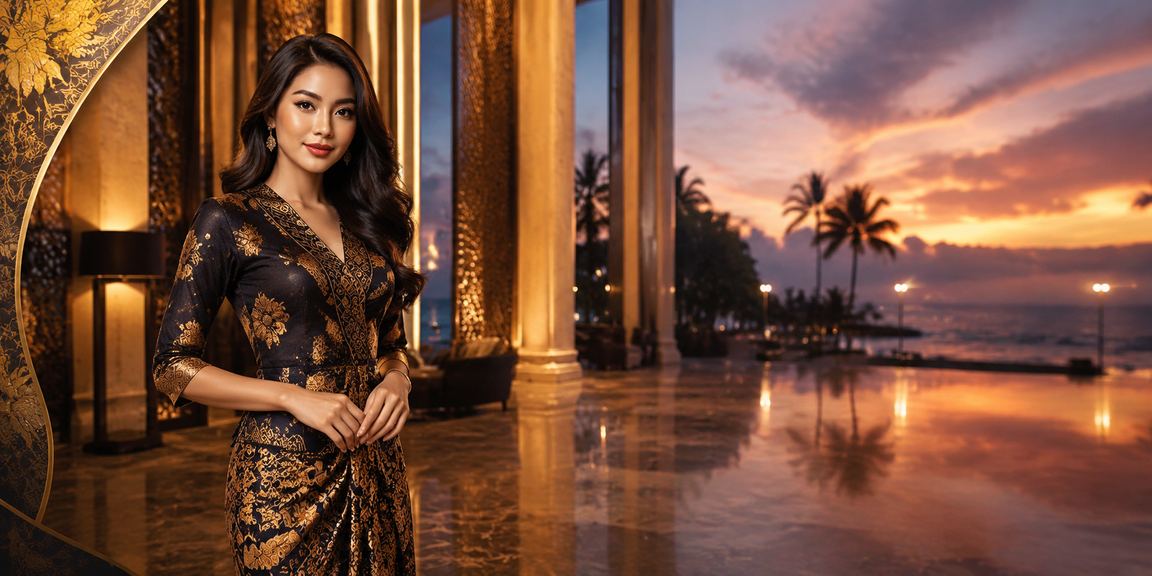 Batik-styled casino atmosphere in Penang, Malaysia